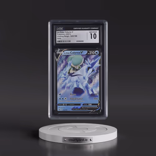 2021 Chilling Reign #045/198 Ice Rider Calyrex V - Holo (CGC 10 GEM MINT)