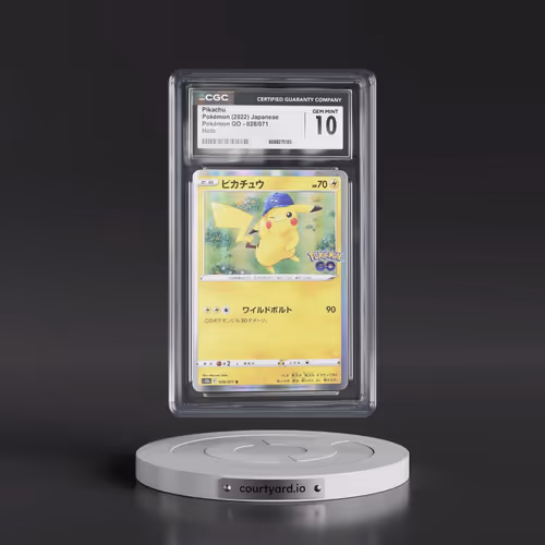 2022 Pokémon GO #028/071 Pikachu - Holo (CGC 10 GEM MINT)