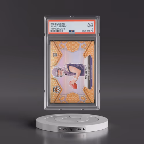 2024 Panini Mosaic #275 JJ McCarthy - Honeycomb (PSA 9 MINT)