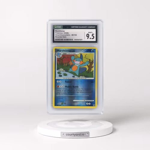 2008 Great Encounters #46/106 Marshtomp - Reverse Holo (CGC 9.5 MINT+)
