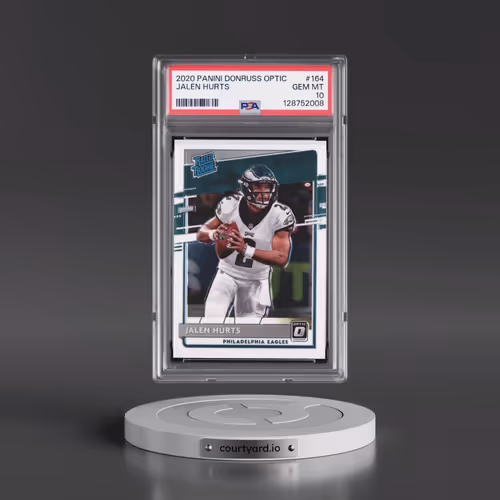 2020 Panini Donruss Optic #164 Jalen Hurts (PSA 10 GEM MINT)