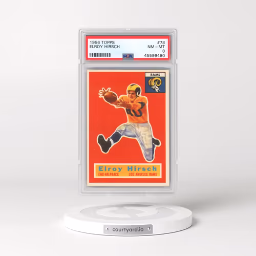 1956 Topps #78 Elroy Hirsch (PSA 8 NM-MT)