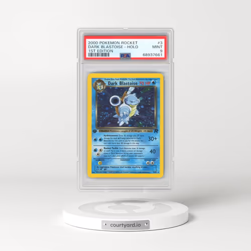 2000 Pokémon Rocket #3 Dark Blastoise - 1st Edition Holo (PSA 9 MINT)