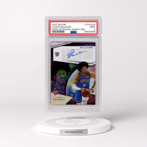 2022 Panini Recon True Potential Signatures #TPSJLW Jalen Williams (PSA 9 MINT)