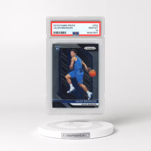 2018 Panini Prizm #250 Jalen Brunson (PSA 10 GEM MINT)