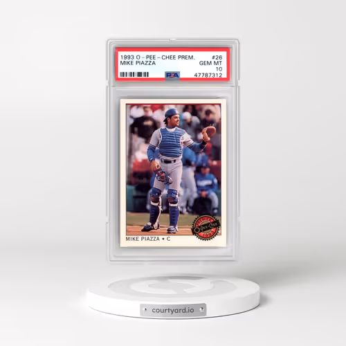 1993 O-Pee-Chee Premier #26 Mike Piazza (PSA 10 GEM MINT)