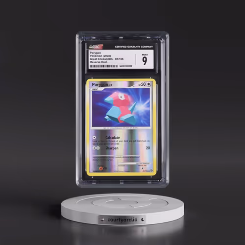 2008 Great Encounters #81/106 Porygon - Reverse Holo (CGC 9 MINT)