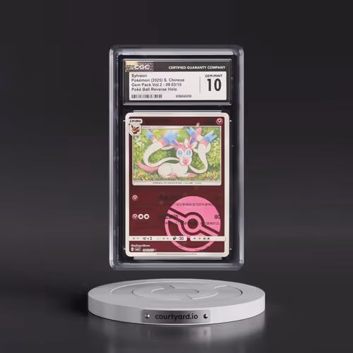 2025 Gem Pack Volume 2 - CBB2C - Simplified #09 03/15 Sylveon - Reverse Holo Poké Ball (CGC 10 GEM M