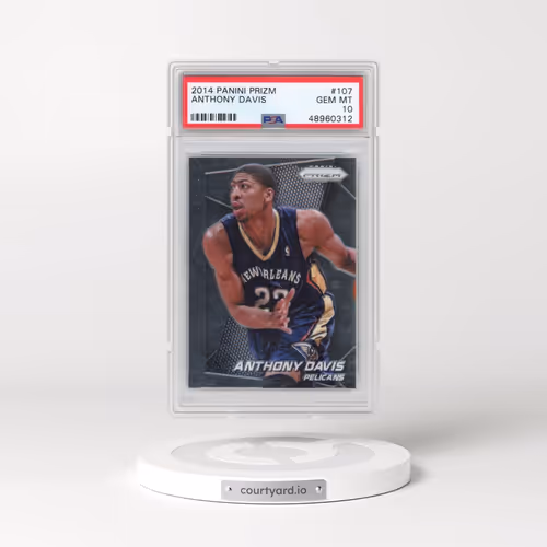 2014 Panini Prizm #107 Anthony Davis (PSA 10 GEM MINT)