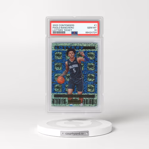 2022 Panini Contenders Lottery Ticket #1 Paolo Banchero (PSA 10 GEM MINT)