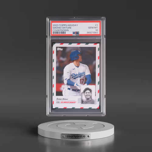 2023 Topps Holiday Countdown #1 Shohei Ohtani (PSA 10 GEM MINT)