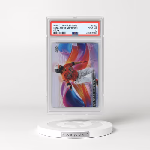 2024 Topps Chrome Helix #HX9 Gunnar Henderson (PSA 10 GEM MINT)