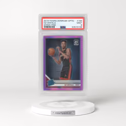 2019 Panini Donruss Optic #189 KZ Okpala - Hyper Pink (PSA 9 MINT)