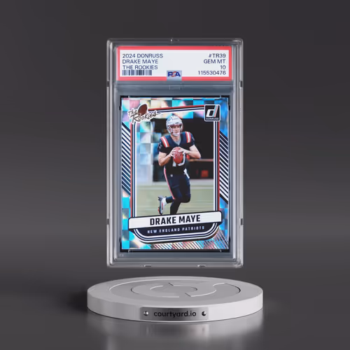 2024 Panini Donruss the Rookies #TR39 Drake Maye (PSA 10 GEM MINT)