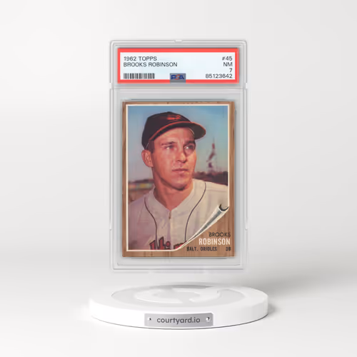 1962 Topps #45 Brooks Robinson (PSA 7 NM)