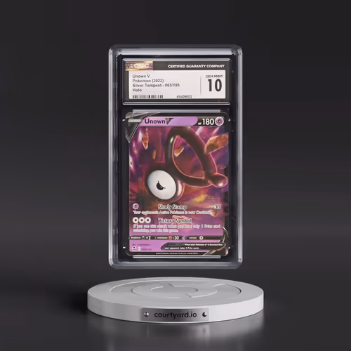 2022 Silver Tempest #065/195 Unown V - Holo (CGC 10 GEM MINT)