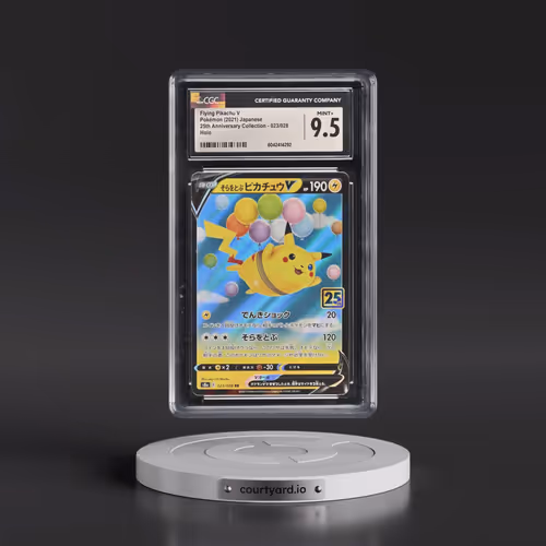 2021 Pokémon 25th Anniversary Collection #023 Flying Pikachu V - Holo (CGC 9.5 MINT+)