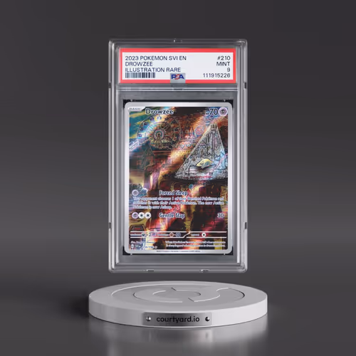 2023 Pokémon Svi EN-Scarlet & Violet #210 Drowzee - Illustration Rare (PSA 9 MINT)