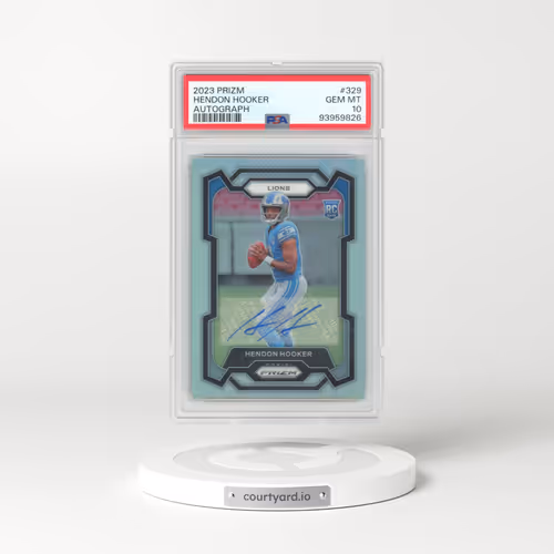 2023 Panini Prizm #329 Hendon Hooker - Autograph (PSA 10 GEM MINT)