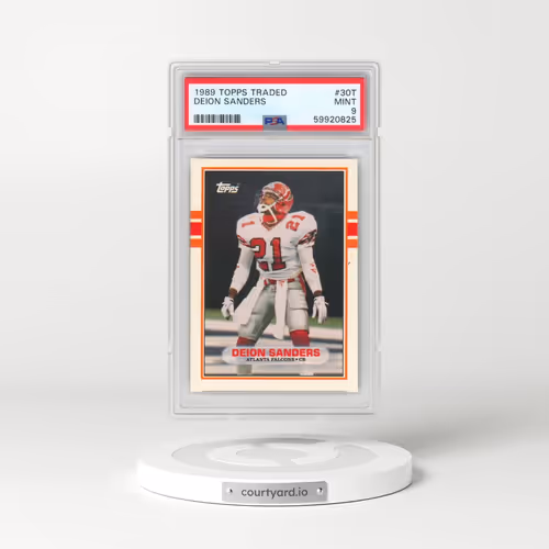 1989 Topps Traded #30T Deion Sanders (PSA 9 MINT)