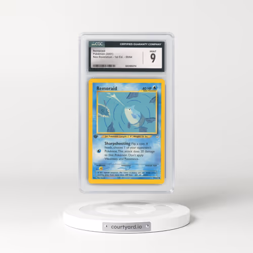 2001 Neo Revelation #50/64 Remoraid - 1st Edition (CGC 9 MINT)