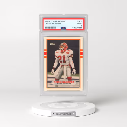1989 Topps Traded #30T Deion Sanders (PSA 9 MINT)