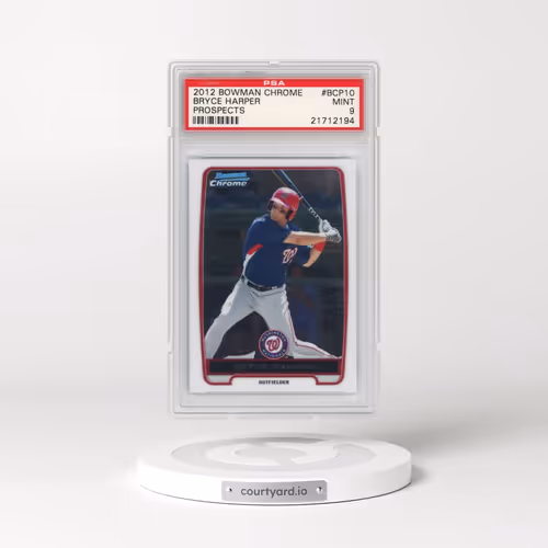 2012 Bowman Prospects #BCP10 Bryce Harper - Chrome (PSA 9 MINT)