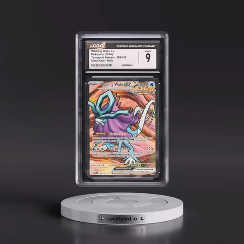 2024 Pokémon Tef EN-Temporal Forces #189 Walking Wake EX - Holo Ultra Rare (CGC 9 MINT)