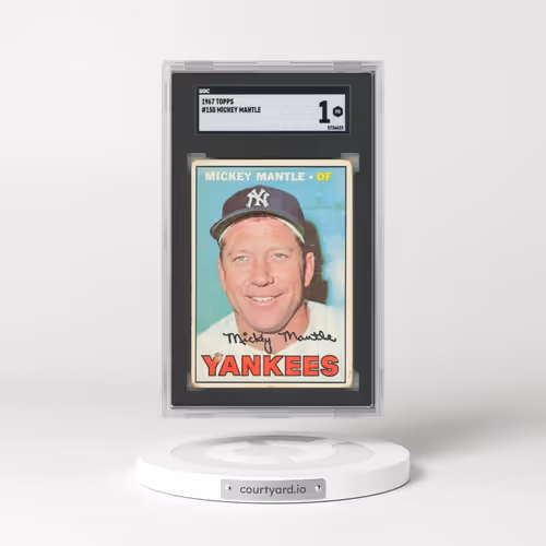 1967 Topps #150 Mickey Mantle (SGC 1 PR)