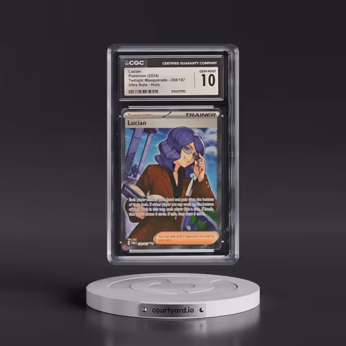 2024 Pokémon Twm EN-Twilight Masquerade #208 Lucian - Ultra Rare (CGC 10 GEM MINT)