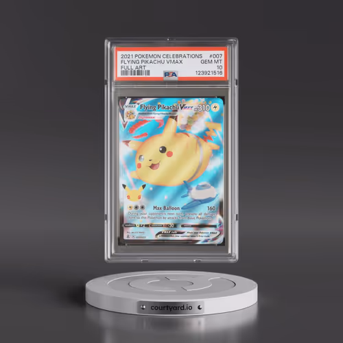 2021 Pokémon Celebrations #007 Flying Pikachu Vmax - Full Art (PSA 10 GEM MINT)