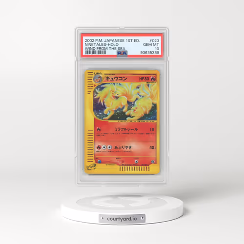 2002 Pokémon Wind From the Sea #023 Ninetales - 1st Edition Holo (PSA 10 GEM MINT)