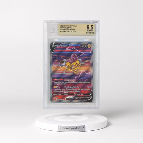 2022 Crown Zenith #GG41 Raikou V - Holo (BGS 9.5 GEM MINT)