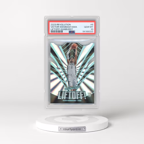 2023 Panini Revolution Liftoff! #6 Victor Wembanyama - Sunburst (PSA 10 GEM MINT)