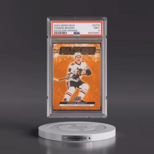 2023 Upper Deck Dazzlers #DZ79 Connor Bedard - Orange (PSA 9 MINT)