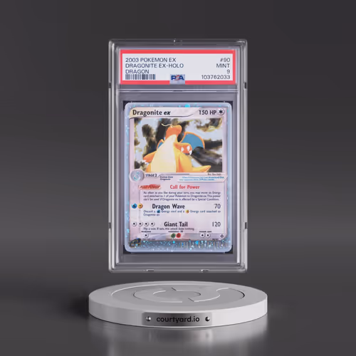 2003 Pokémon EX Dragon #90 Dragonite EX - Holo Holo (PSA 9 MINT)