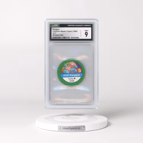1999 Pokémon Master Trainer (1999 Hasbro) - English #137 Porygon - Pokémon Chip (CGC 9 MINT)