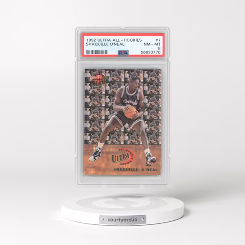1992 Ultra All-Rookies #7 Shaquille O'Neal (PSA 8 NM-MT)
