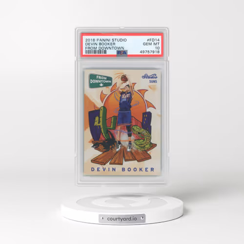 2016 Panini Studio From Downtown #FD14 Devin Booker (PSA 10 GEM MINT)