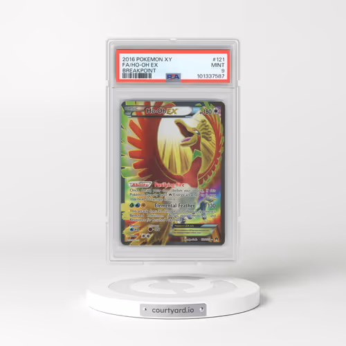 2016 Pokémon XY Breakpoint #121 HO-Oh EX - Holo Full Art (PSA 9 MINT)