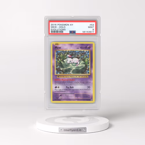 2016 Pokémon XY Evolutions #53 Mew - Holo (PSA 9 MINT)