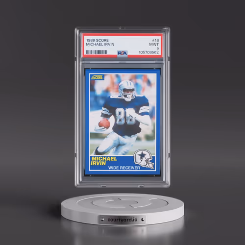 1989 Score #18 Michael Irvin (PSA 9 MINT)