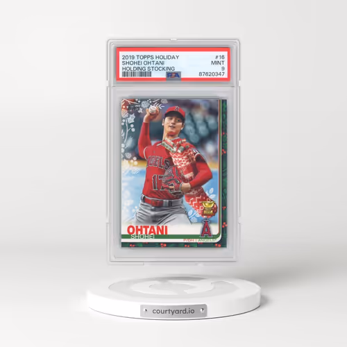2019 Topps Holiday #16 Shohei Ohtani - Holding Stocking (PSA 9 MINT)