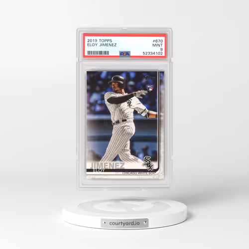 2019 Topps #670 Eloy Jimenez (PSA 9 MINT)
