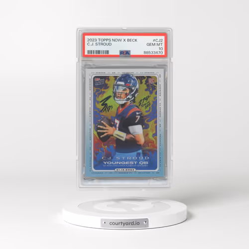 2023 Topps Now X Tyson Beck X C.J. Stroud #CJ2 C.J. Stroud (PSA 10 GEM MINT)