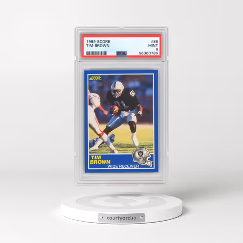 1989 Score #86 Tim Brown (PSA 9 MINT)
