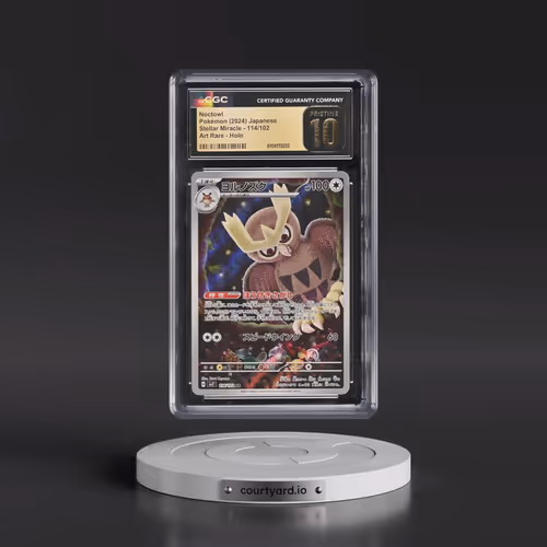 2024 Pokémon SV7-Stellar Miracle #114 Noctowl - Art Rare (CGC 10 PRISTINE)