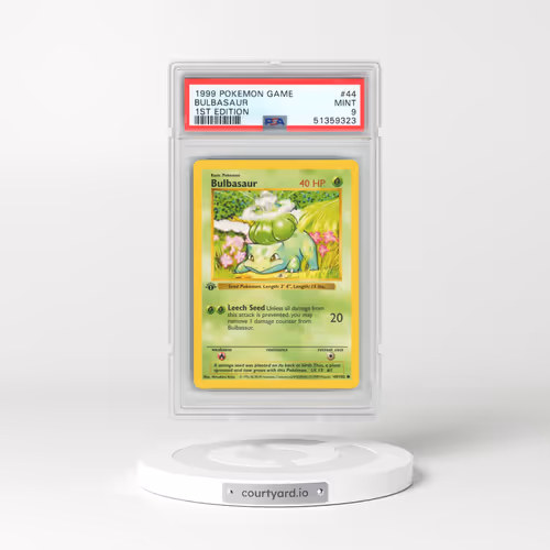 1999 Pokémon Game #44 Bulbasaur - 1st Edition (PSA 9 MINT)