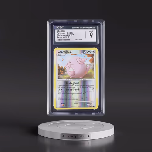 2009 Platinum #69/127 Chansey - Reverse Holo (CGC 9 MINT)