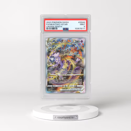2023 Pokémon Sword and Shield Crown Zenith #GG44 Mewtwo Vstar - Full Art (PSA 9 MINT)